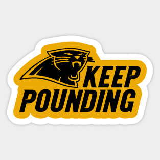 Keep Pounding Panthers UK Sticker